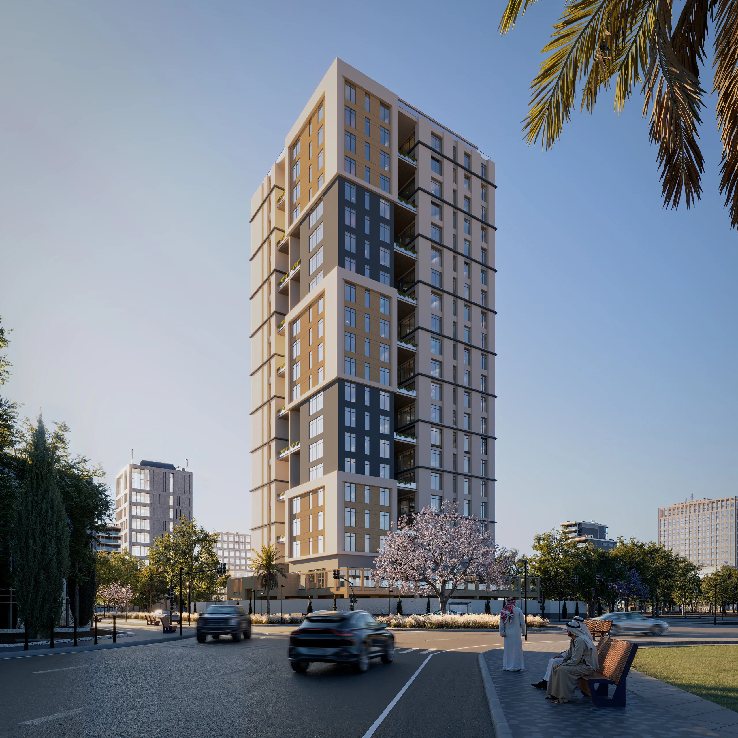 Dar Jaddah architectural visualization