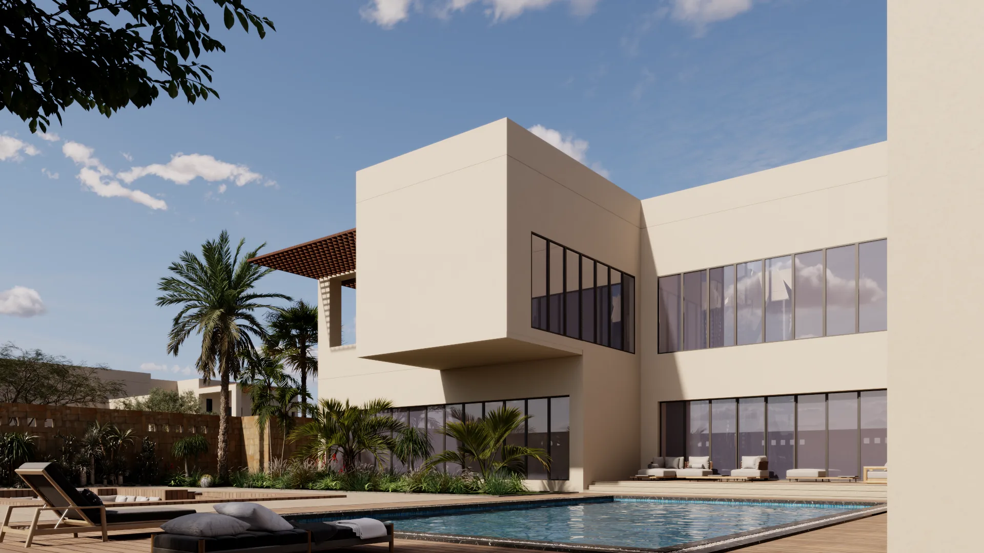El Derriah architectural visualization