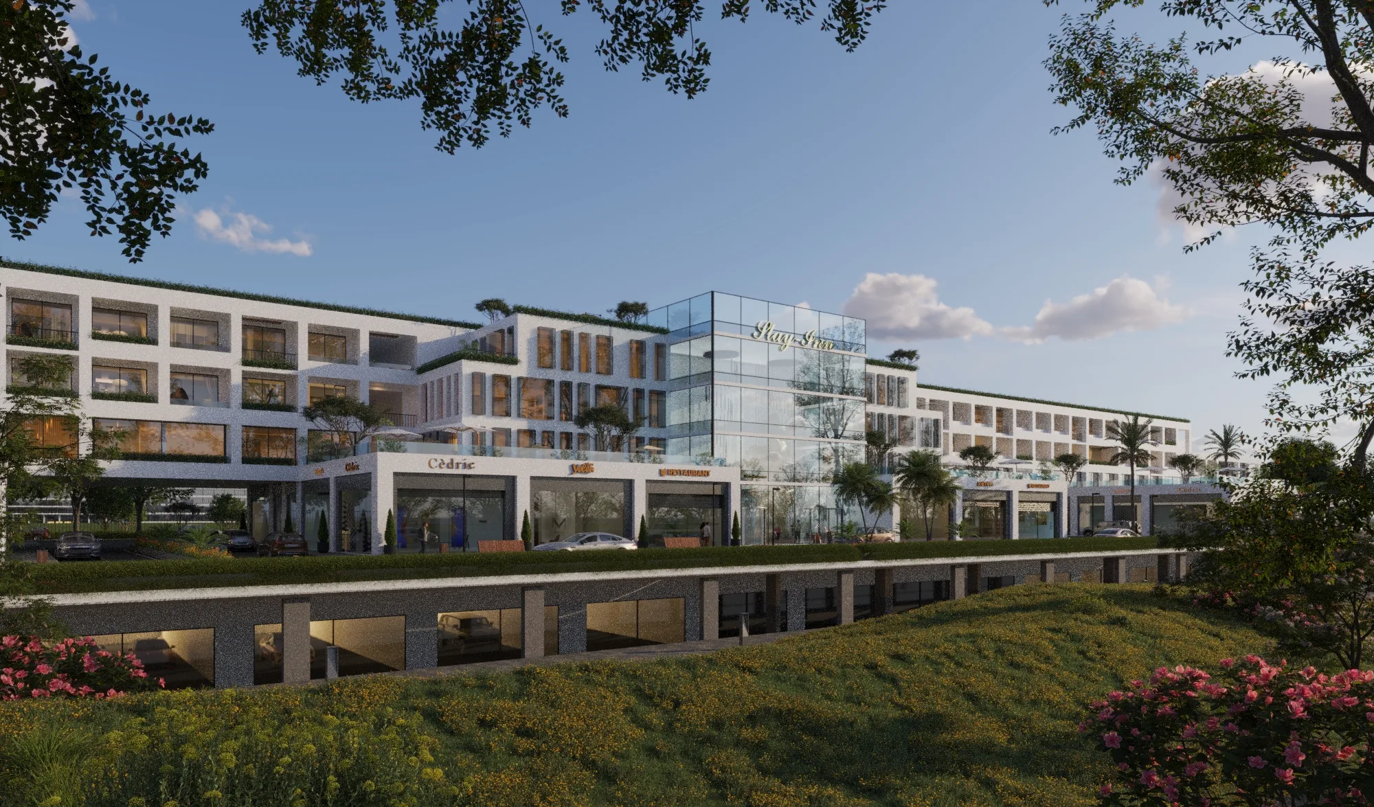 Mega Mall architectural visualization