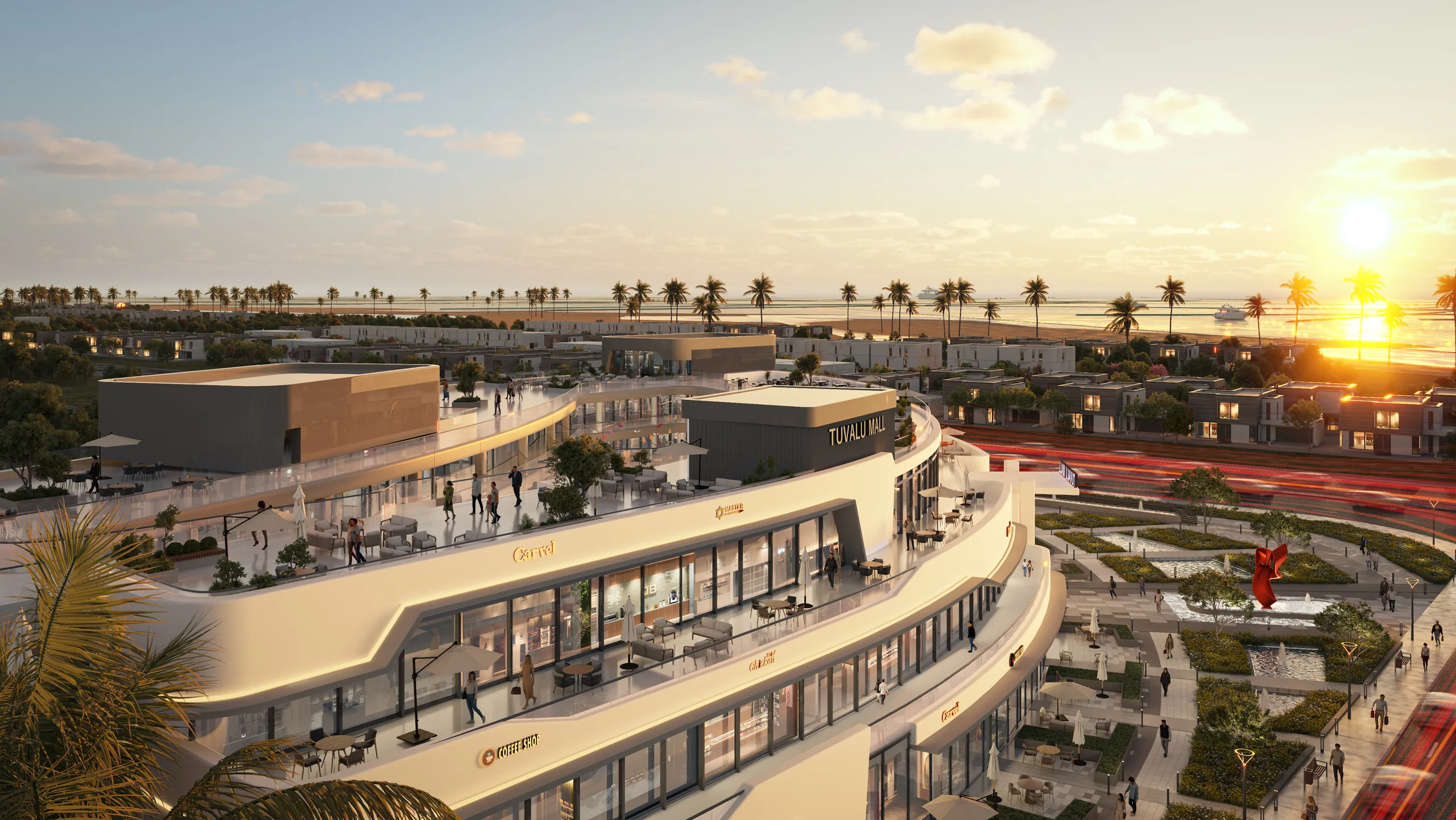 Tuvalo architectural visualization