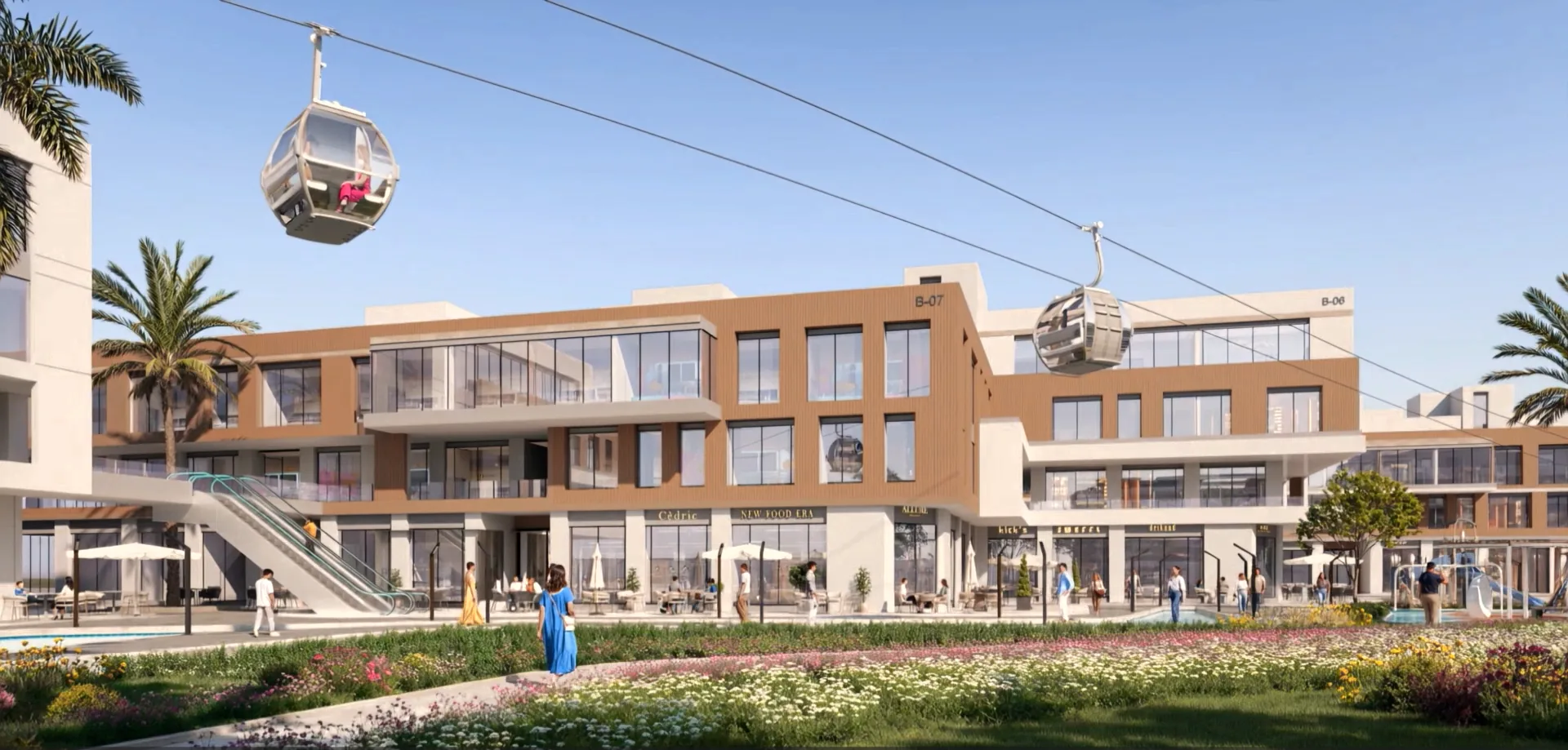 Zahwa Telefric architectural visualization